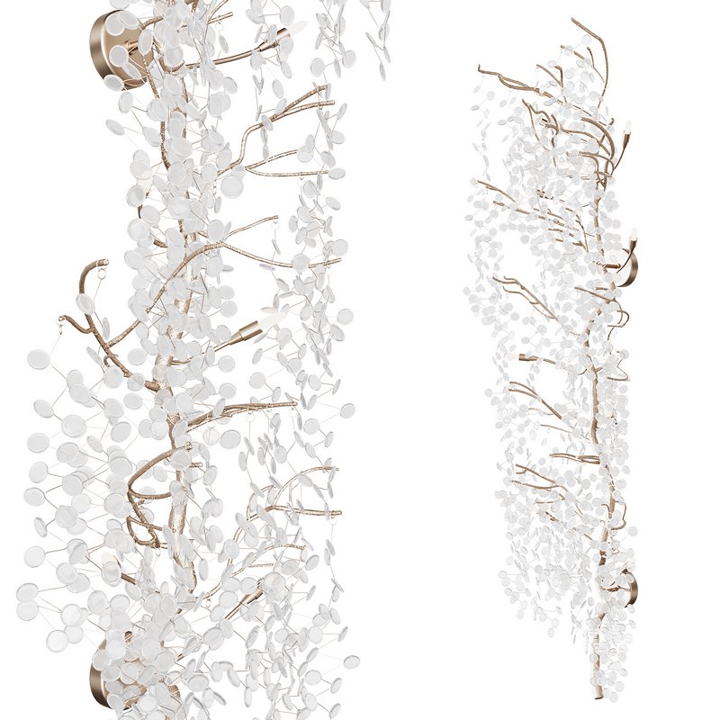 Shiro-Noda Illuminated Eight-Light Wall Sculpture - Image 4