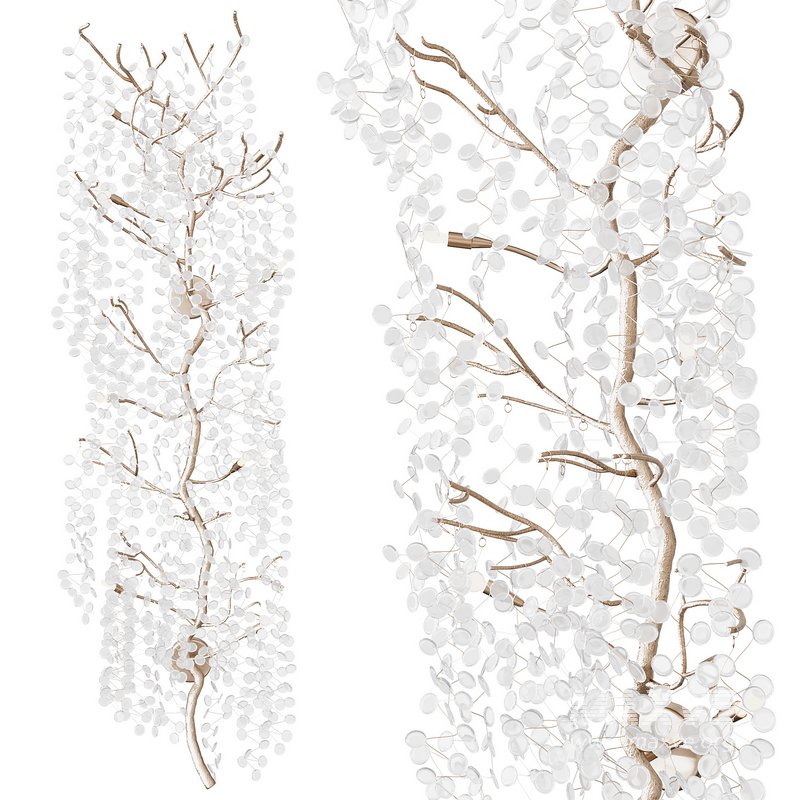 Shiro-Noda Illuminated Eight-Light Wall Sculpture - Image 6