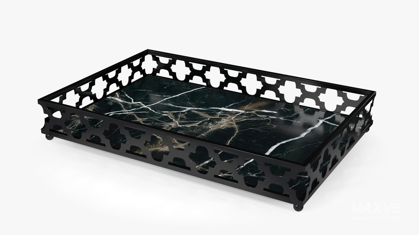 Black Marble Tray - Image 1