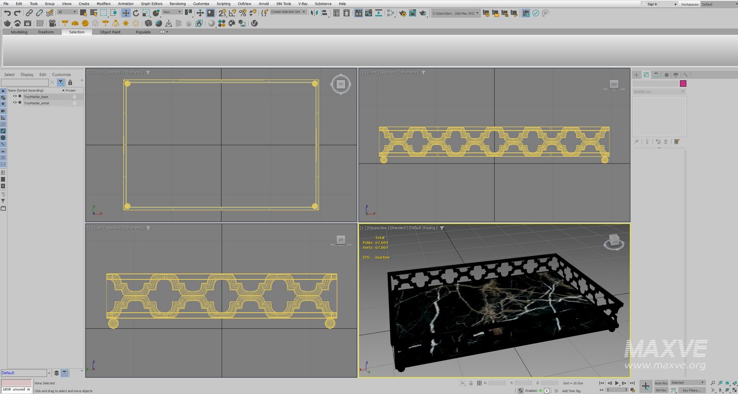 Black Marble Tray - Image 15