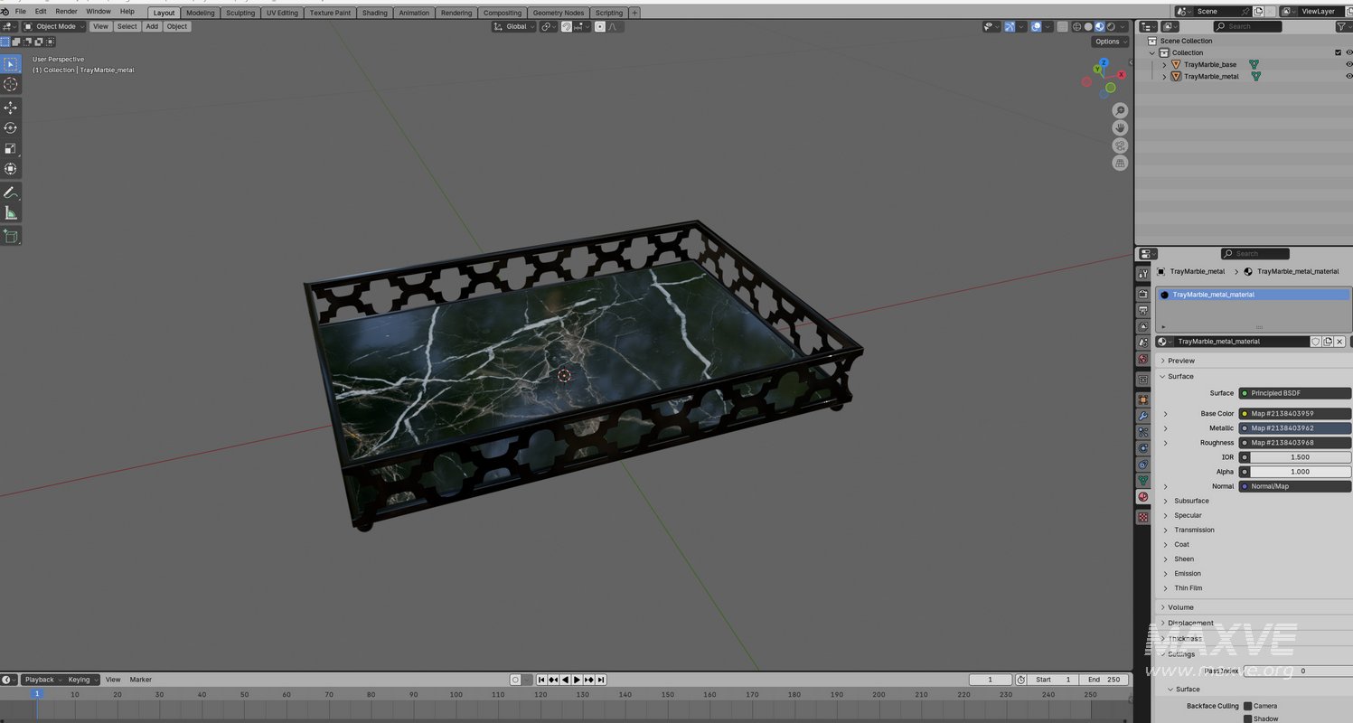 Black Marble Tray - Image 14