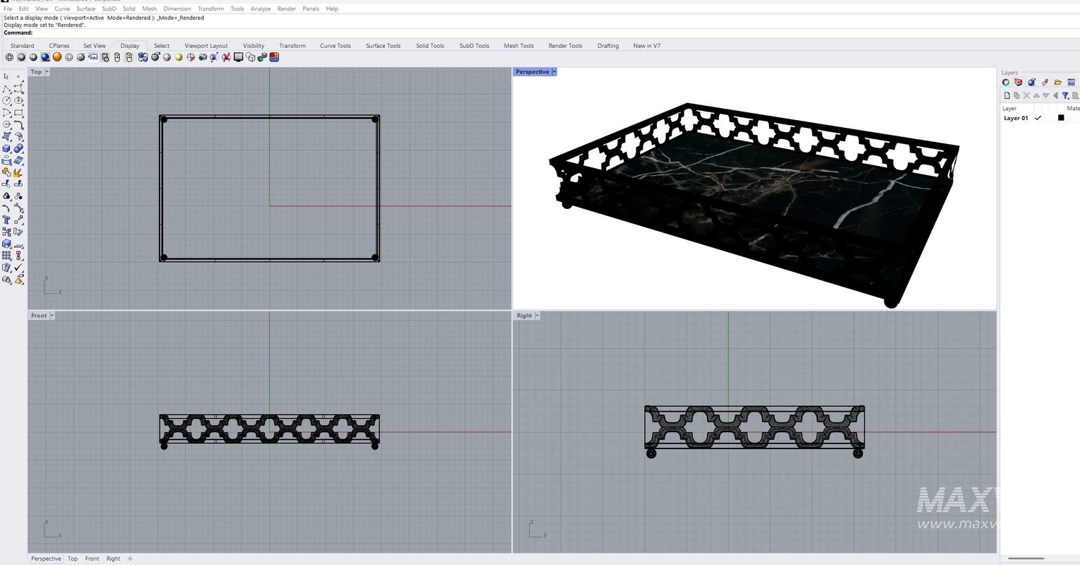 Black Marble Tray - Image 18