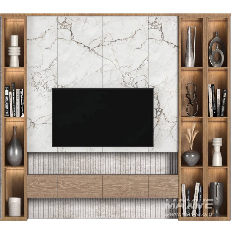 TV wall set01 - Image 1