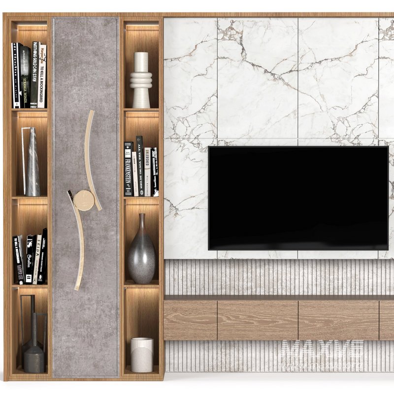 TV wall set01 - Image 2