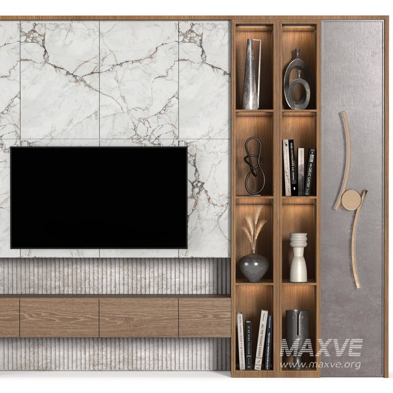 TV wall set01 - Image 4