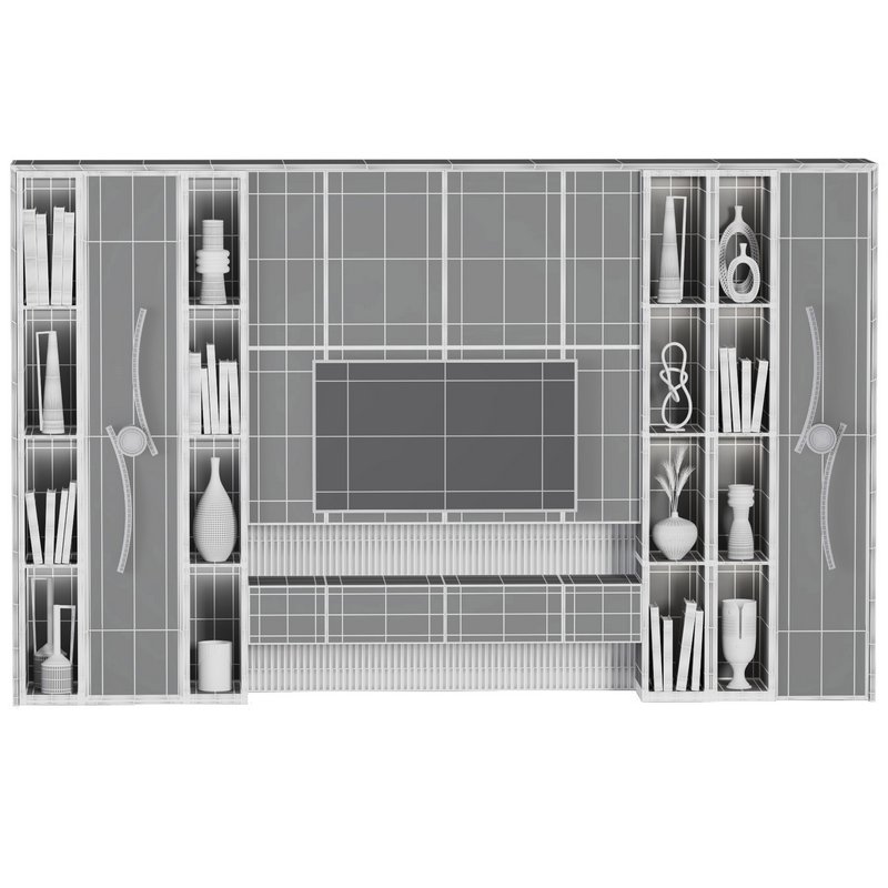 TV wall set01 - Image 5