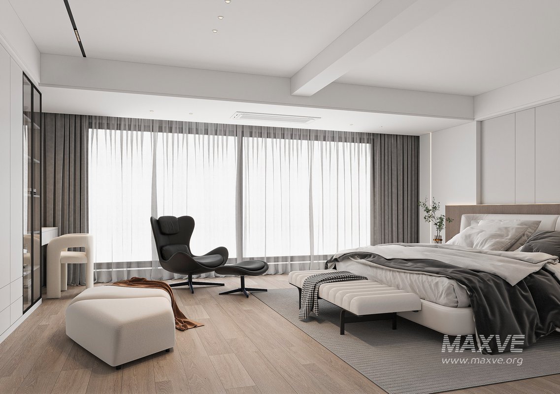 Modern bedroom - Image 2
