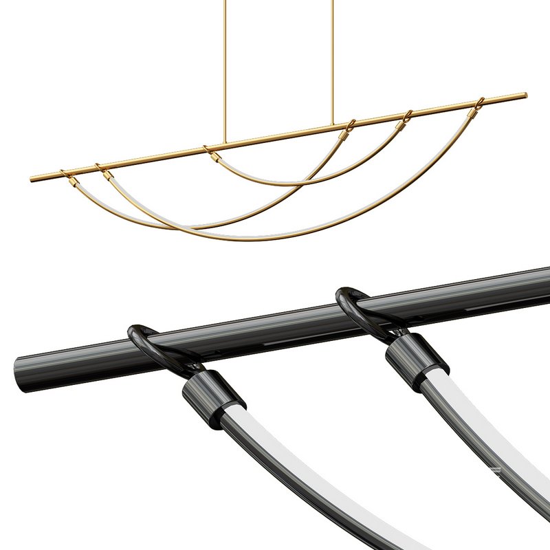Aryas LED Linear Pendant Light - Image 1
