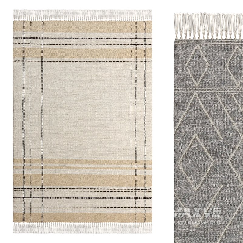 Wool Rug Bahati Beige By Benuta - Image 1