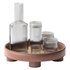 round platform tray with ripple carafe water - Thumbnail 1