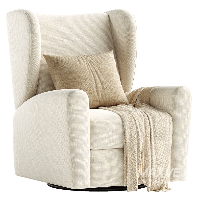 Seesaw Cream Nursery Power Recliner Chair - Image 1