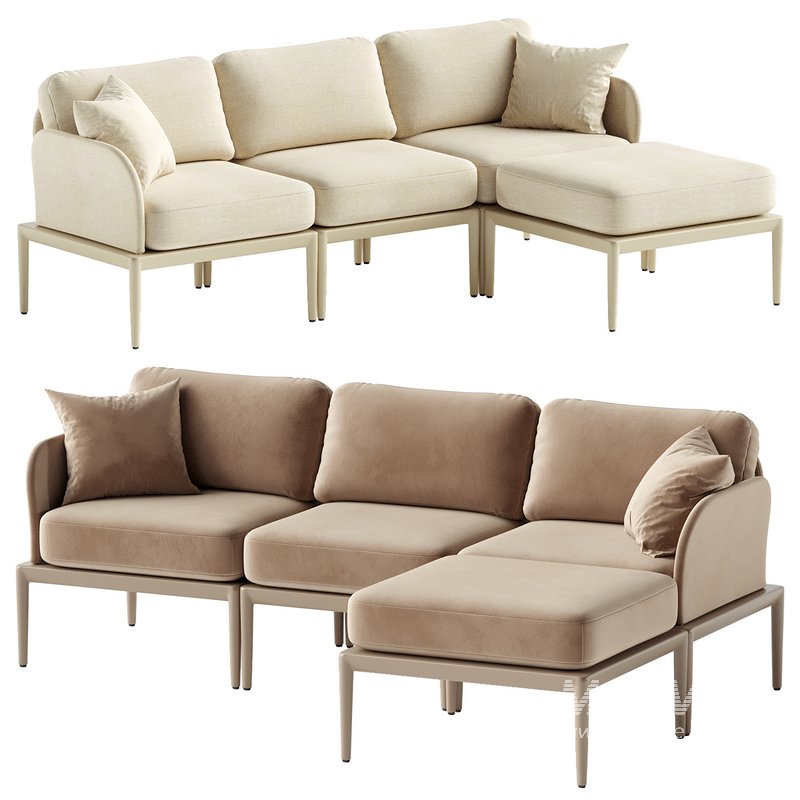 Idda Outdoor Sectional Sofa - Image 1