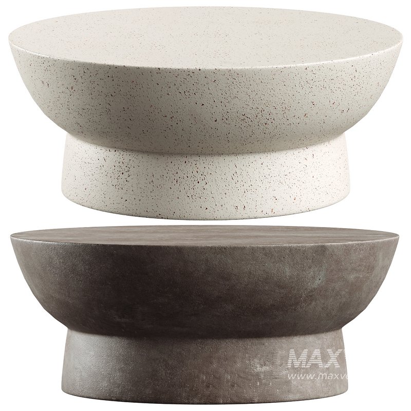 Marfa Outdoor Concrete Coffee Table - Image 1