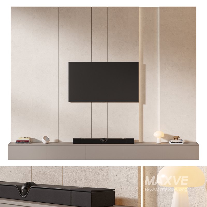 TV wall set 04 - Image 1