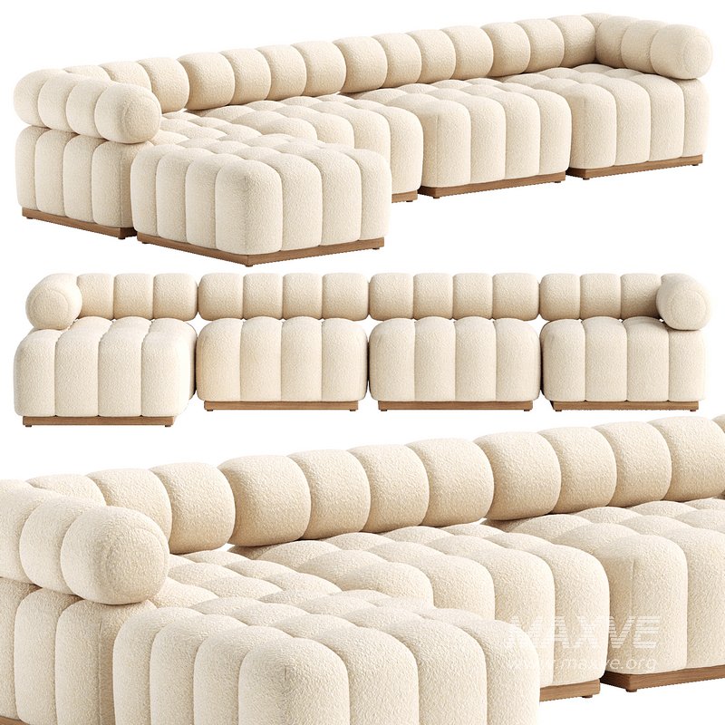 Roma Outdoor 4 Piece Sectional - Image 2