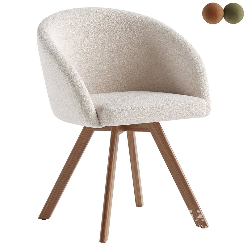 Otis Swivel Dining Chair - Image 1
