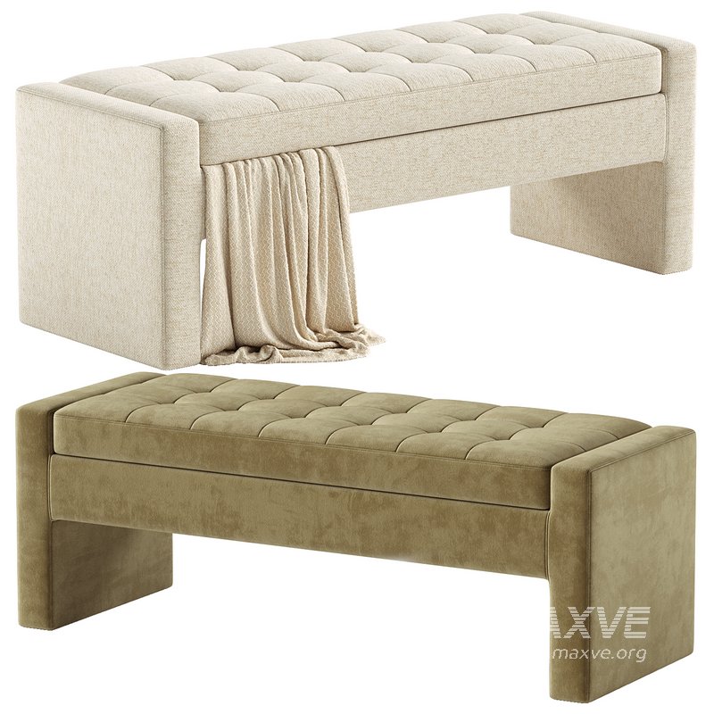 Gillian Modern Storage Bench - Image 1
