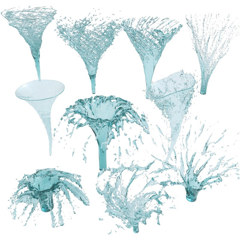 10 Water Splash Vol 8 - Image 1