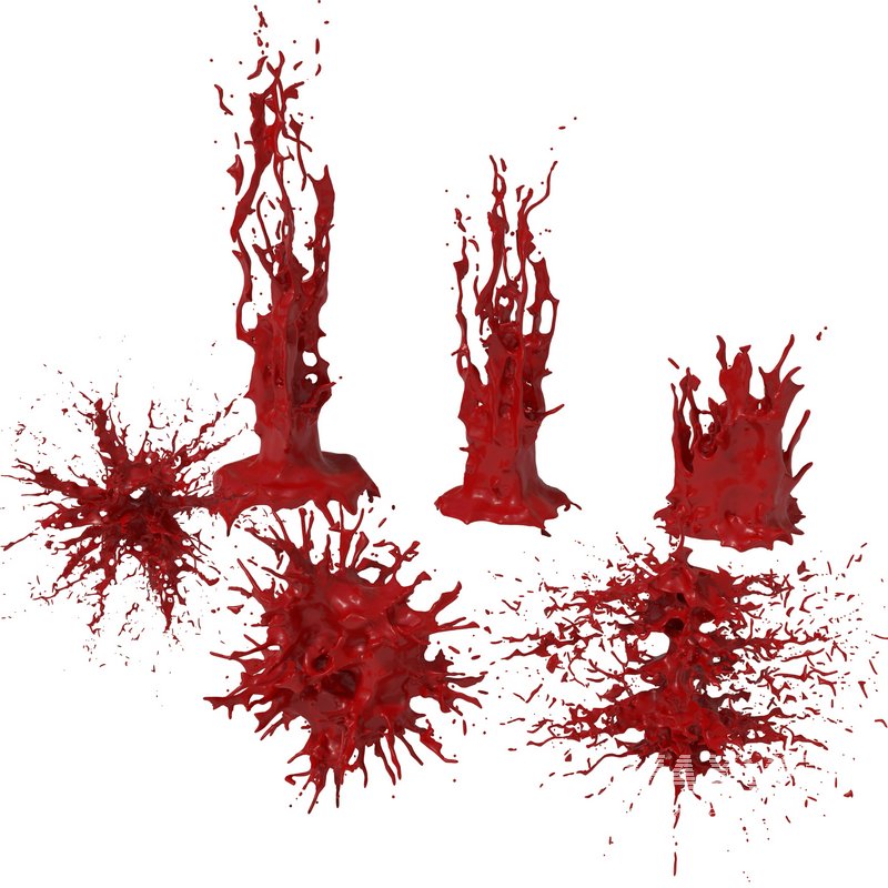 6 Blood Splash - Image 1