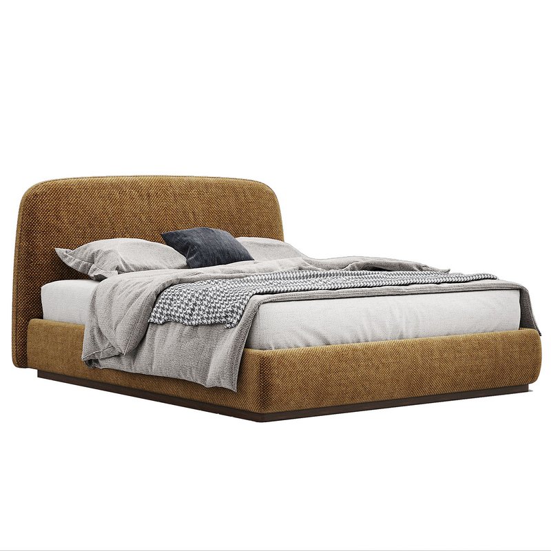 Alhome Velvet Bed - Image 2