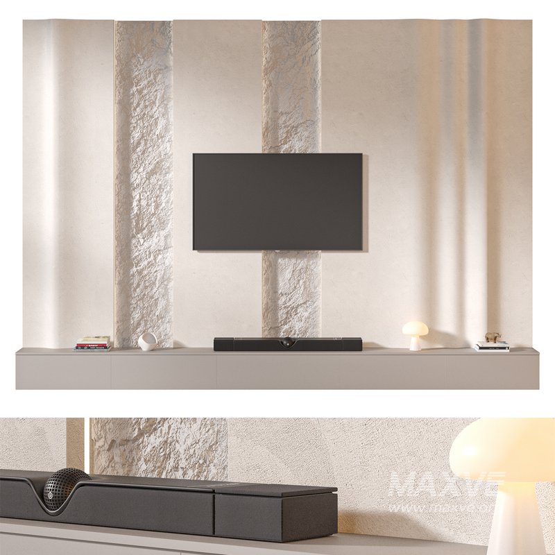 TV wall set 06 - Image 1