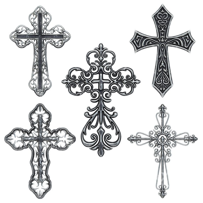 5 Christian Cross V 03 - Image 1