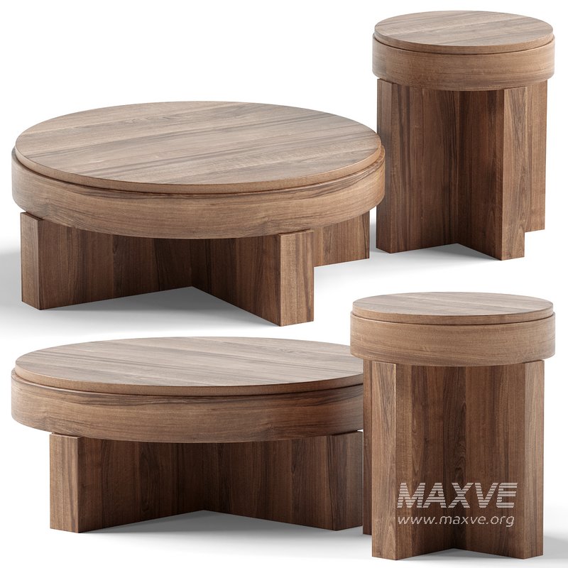 Mei Coffee Table & Mei Side Table - Image 1