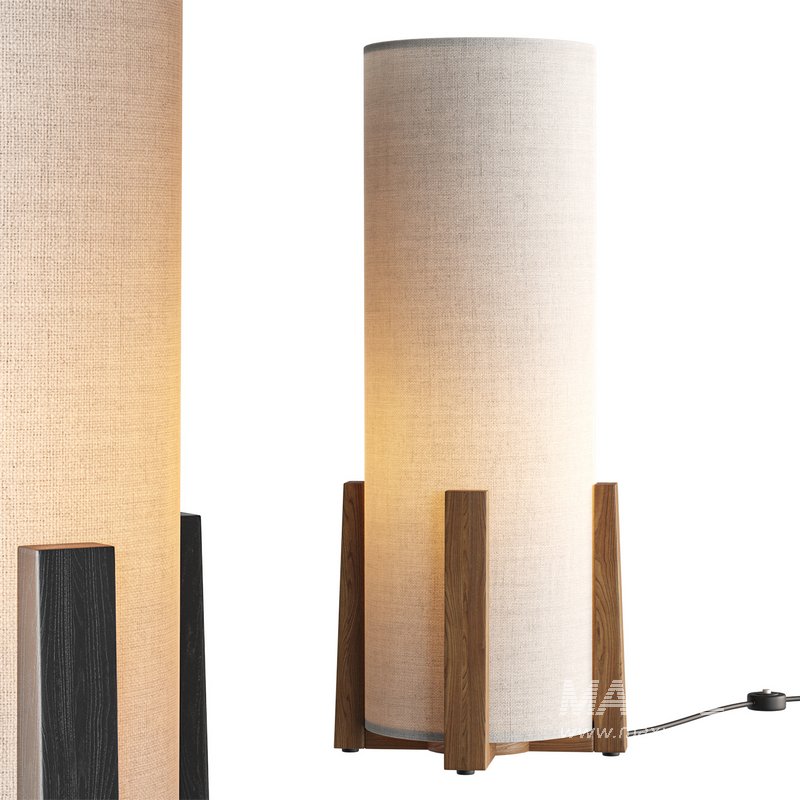 Breton 1 Light Table Lamp in Natural - Image 3