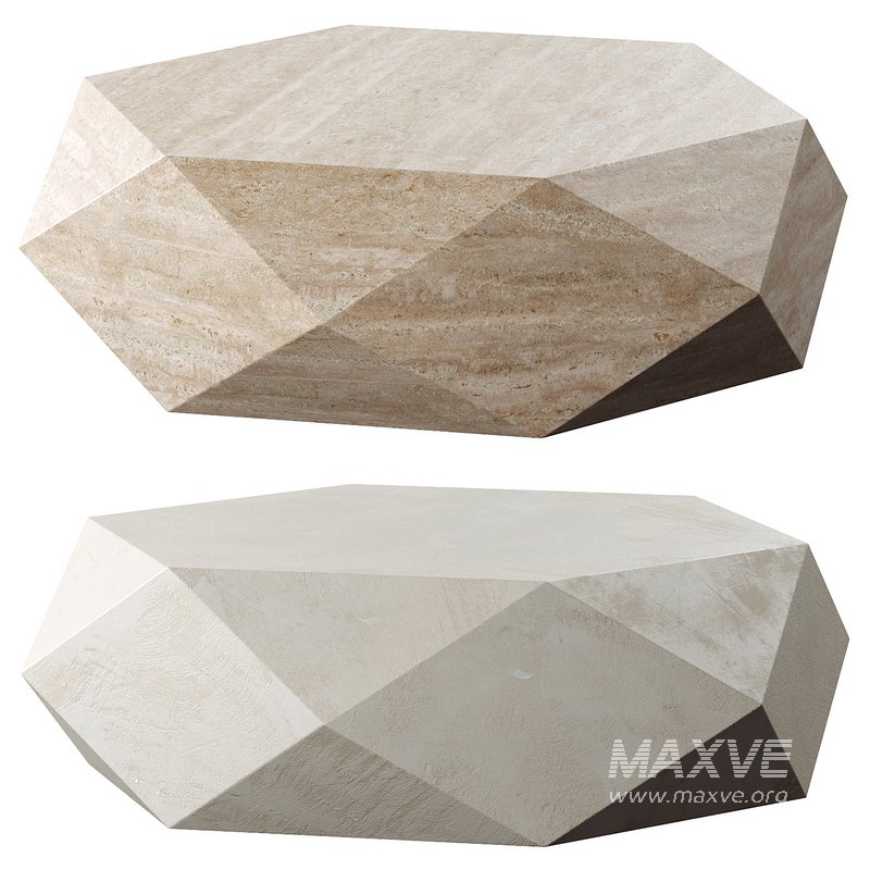 Marble Diamond Designer Coffee Table - Image 1