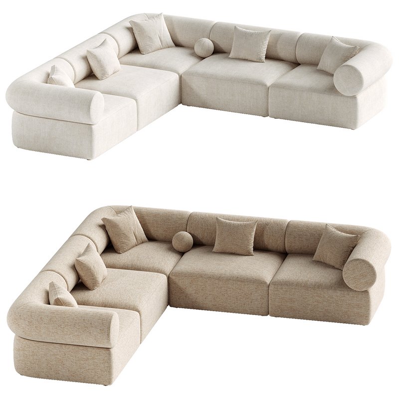 Zia 5PC Corner Sectional Sofa - Image 2
