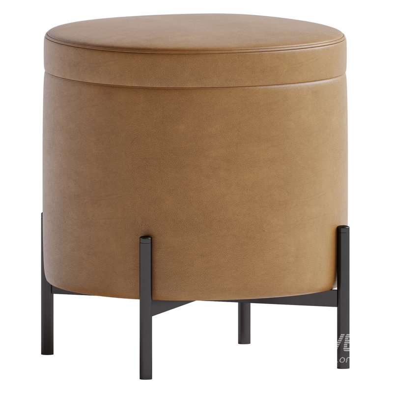 Pouf Grace light gray - Image 1