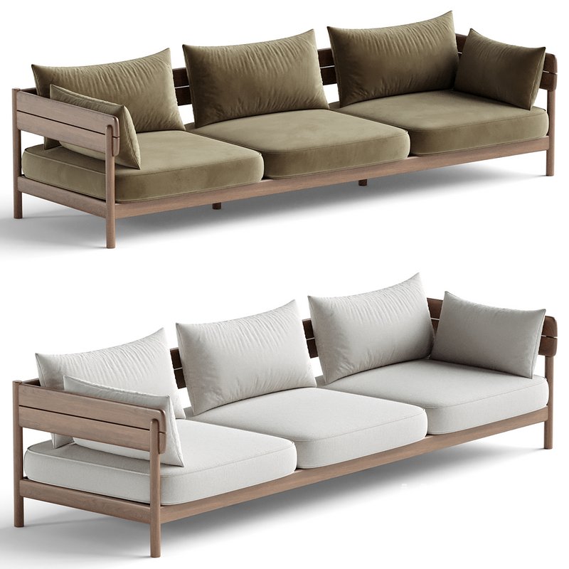 Tanso Outdoor 3 Seater Sofa - Image 1
