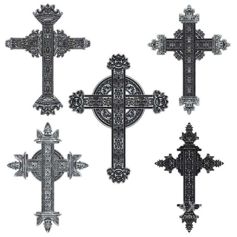 5 Christian cross V 06 - Image 1