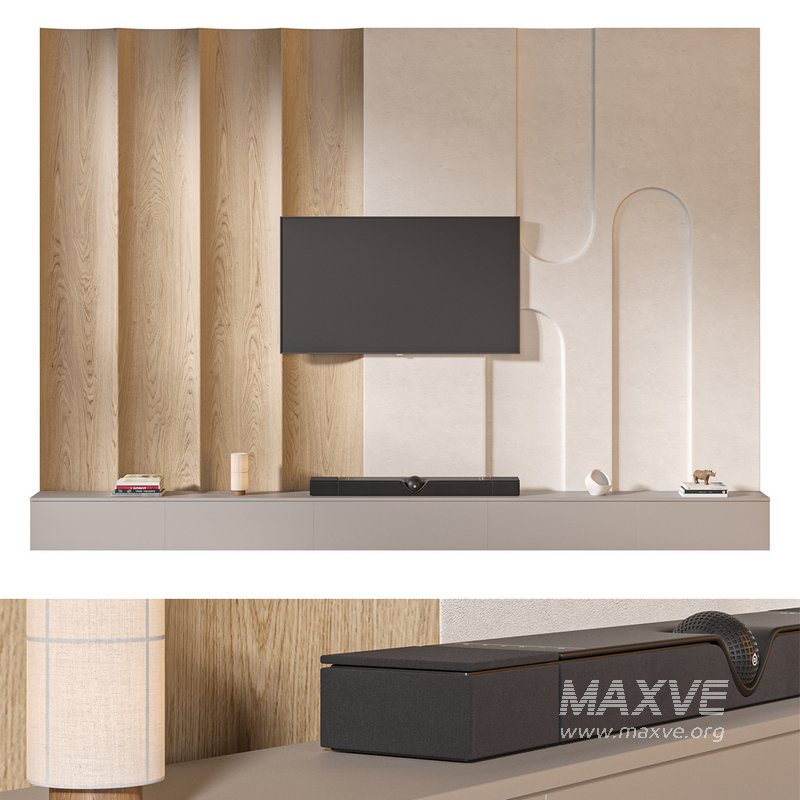 TV wall set 08 - Image 1
