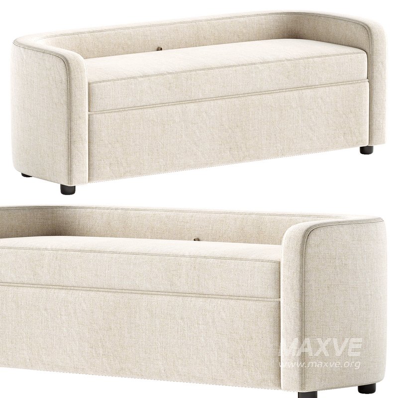 Wendy KD Fabric Storage Bench - Image 1