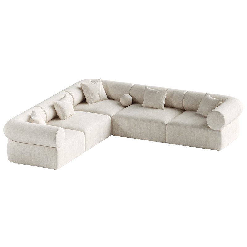 Zia 5PC Corner Sectional Sofa - Image 3