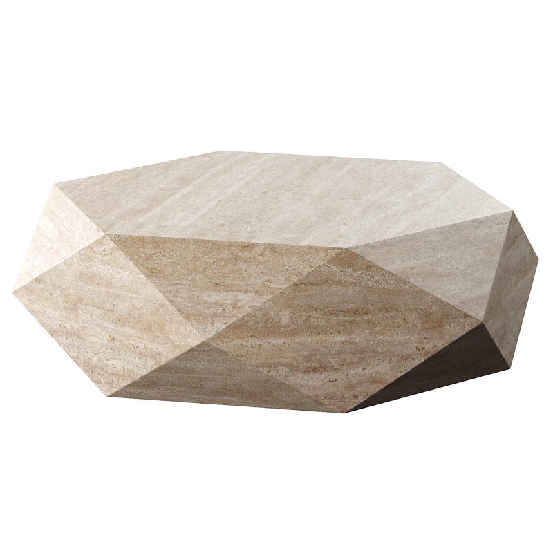 Marble Diamond Designer Coffee Table - Image 2