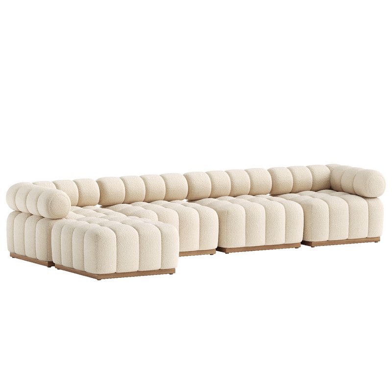 Roma Outdoor 4 Piece Sectional - Image 3