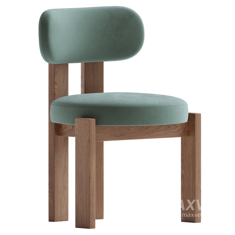 Contemporary oak chair - Image 2