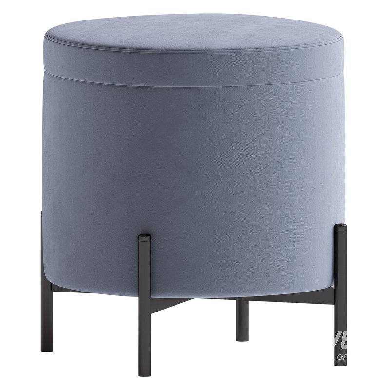 Pouf Grace light gray - Image 2