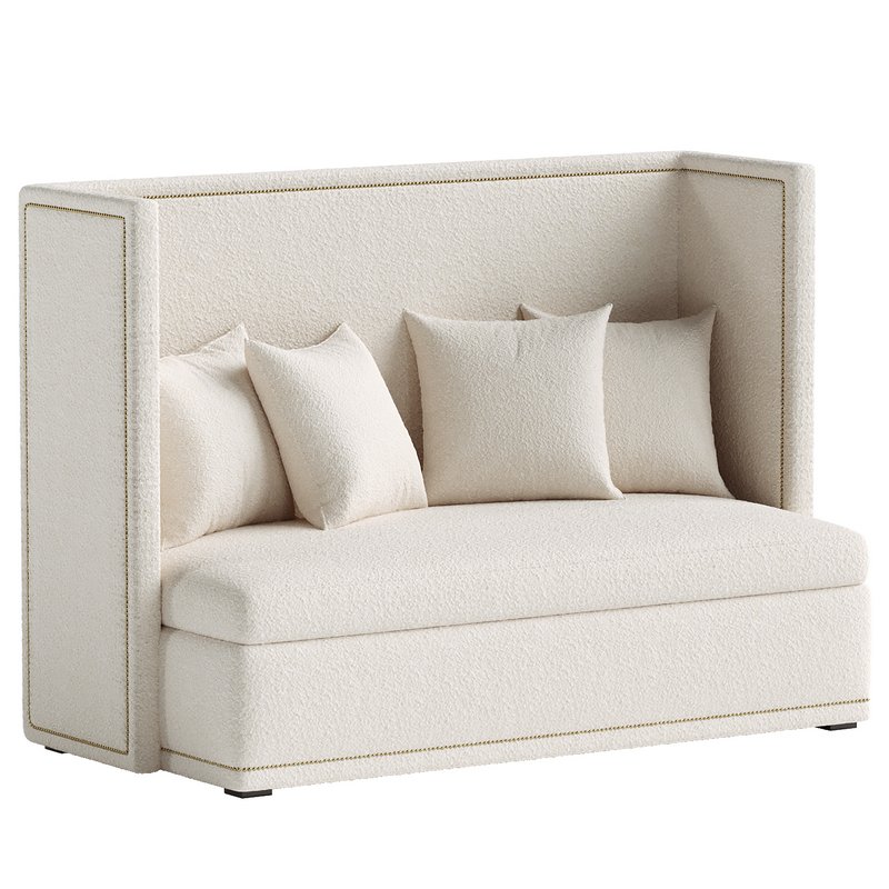 Marcourt Fabric Bench - Image 4