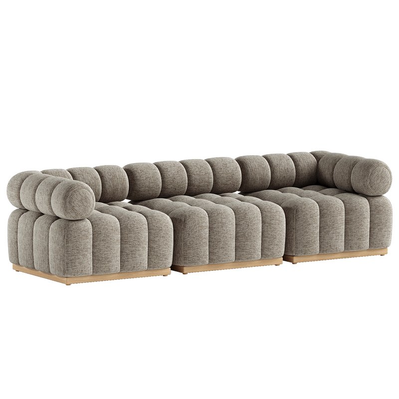 Roma Outdoor 3 Piece Sectional Sofa - Image 2