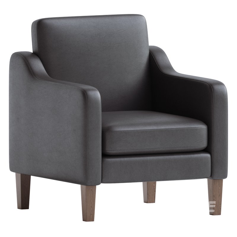 WINGLI Mid Century Modern Accent Chair - Image 2
