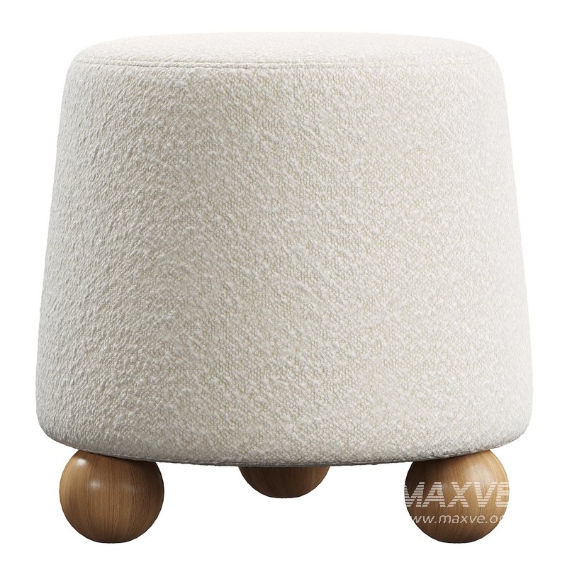 Jaine Boucle Stool - Image 3
