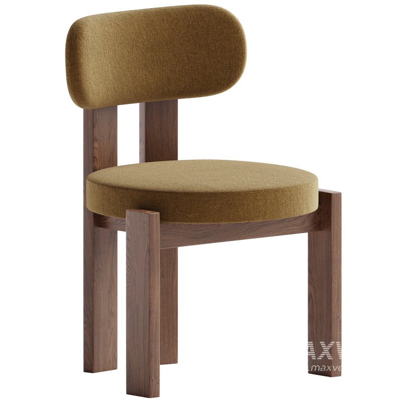 Contemporary oak chair - Image 2