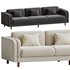 Pershing Curved Arm 104 Sofa - Thumbnail 3