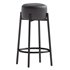 Colombe Upholstered Counter Stool with Metal Frame - Thumbnail 2