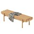 Julianna Sunflower Heavy Linen Bench - Thumbnail 3