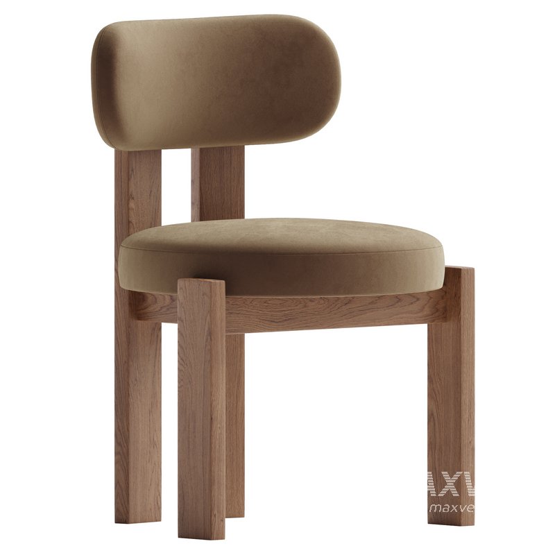 Contemporary oak chair - Image 3