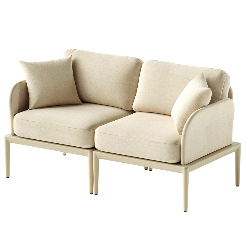 Idda Outdoor Loveseat - Image 3